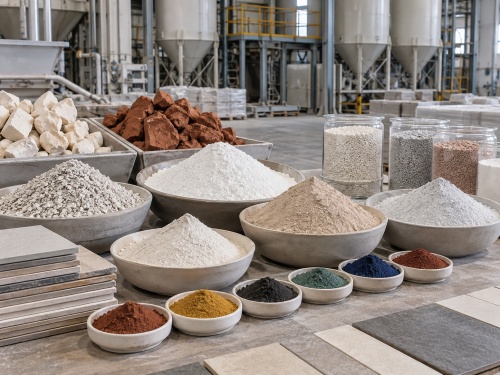 ceramic tile material preparation